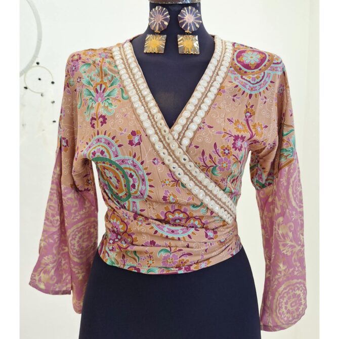 Blusa Incrociata Luisa - immagine 2